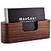 MaxGear Business Card Holder Wood Business Card Holder for Desk Business Card Display Holder Desktop Business Card - Image 2