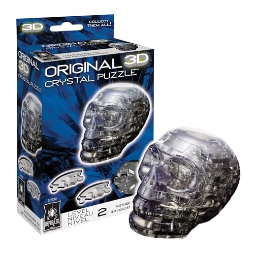 BePuzzled | Skull Original 3D Crystal Puzzle, Ages 12 and Up - Image 1