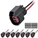 ALFOCI 8 PCS Fuel Injector Pigtail Connector Plug Wire EV6 Compatible with Ford Mustang F150 F250 Crown Victoria - Image 2