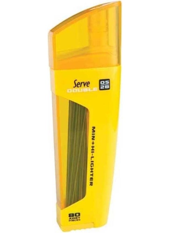 Serve Double Min-Highlighter 0.5mm Yellow 