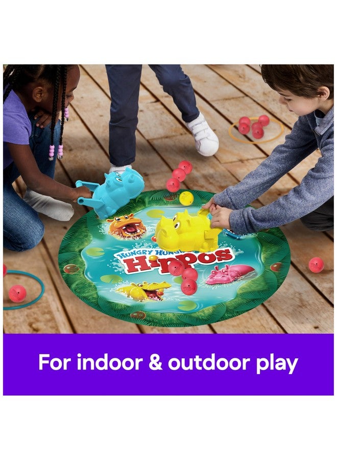 Spin Master Games, Hungry Hungry Hippos Giant Edition, Family Game for Indoor & Outdoor Fun with Oversized Board, Preschool Activity, Family & Kids, 2-4 Players, Ages 4 & Up - Image 5