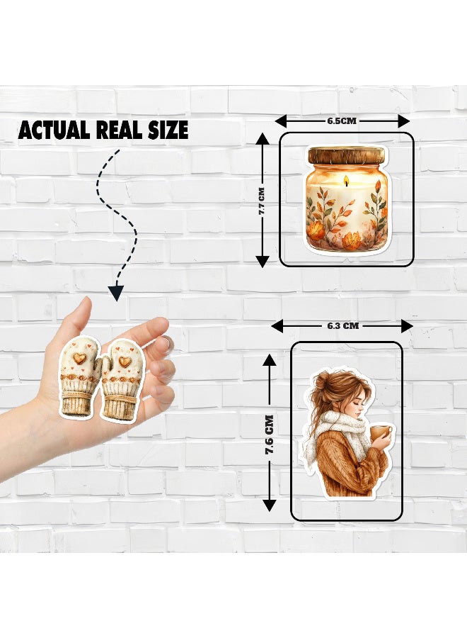 Autumn Fridge Magnets Set of 12 – Elegant Decorative Magnets with Fall Leaves, Pumpkins, and Cozy Autumn Designs for Refrigerator, Kitchen, and Home Décor, Seasonal Fall Decorations for Warm Home Style and Kitchen Aesthetic - Image 3