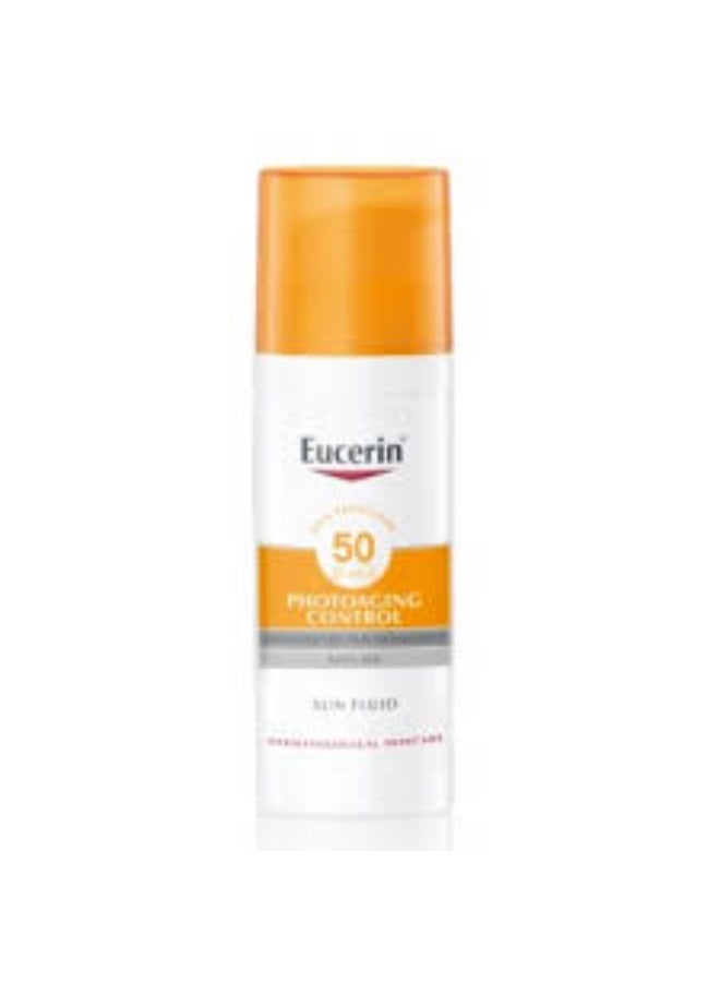 EUCERIN  PHOTOAGING CONTROL ANTI -AGE SUN FLUID SPF 50+ 50 ML