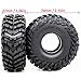 HOBBYSOUL 10 Tires 70mm Tall All Terrain Super Soft Sticky mud Tyre for RC Crawler 124 SCX24 118 TRX4M Upgrades - Image 4