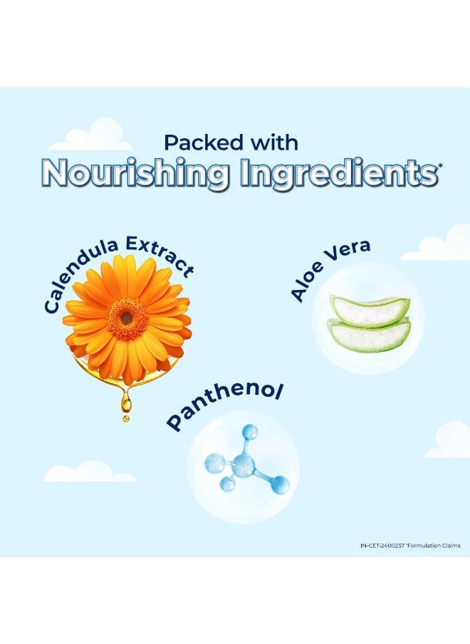 Cetaphil Cetaphil Baby Wash and Shampoo, Moisturizer gentle Cleanser, Foaming Wash with Organic Calendula, Unscented, 400ml  - Image 3