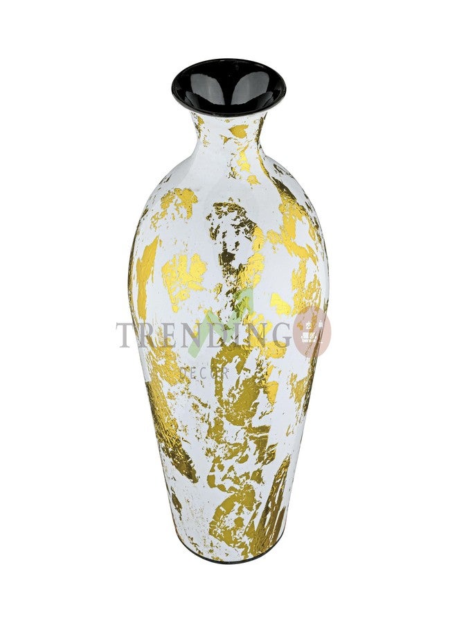 TRENDING DECOR ديكور عصري: مزهرية زهور معدنية عتيقة لتزيين المنزل، المكتب، غرفة المعيشة، غرفة النوم، سطح الطاولة - Image 5