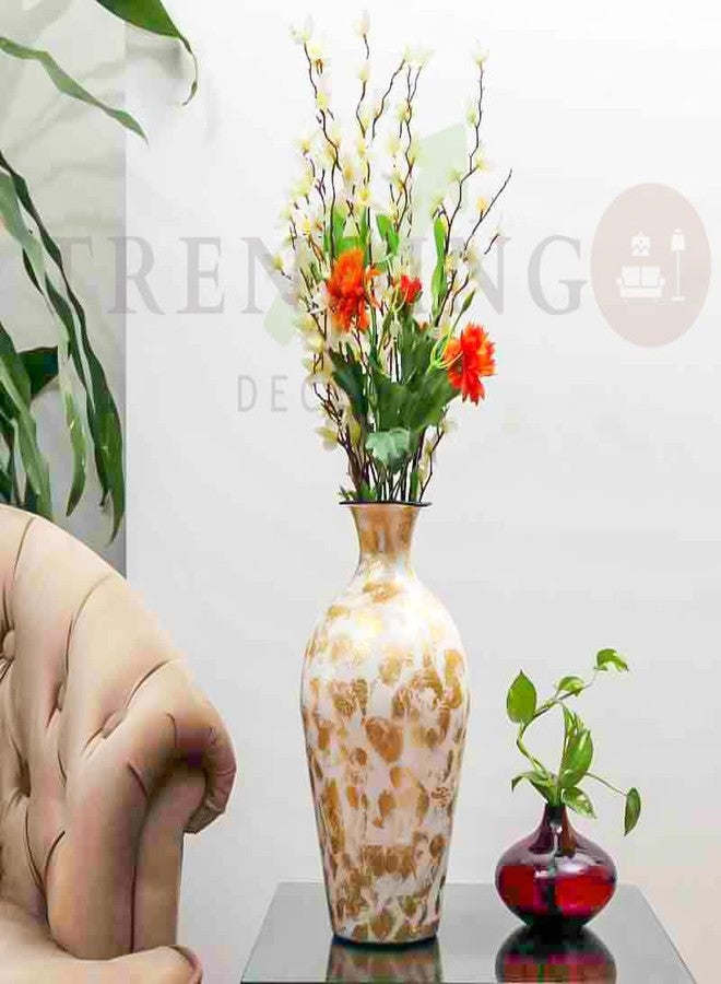 TRENDING DECOR ديكور عصري: مزهرية زهور معدنية عتيقة لتزيين المنزل، المكتب، غرفة المعيشة، غرفة النوم، سطح الطاولة - Image 4