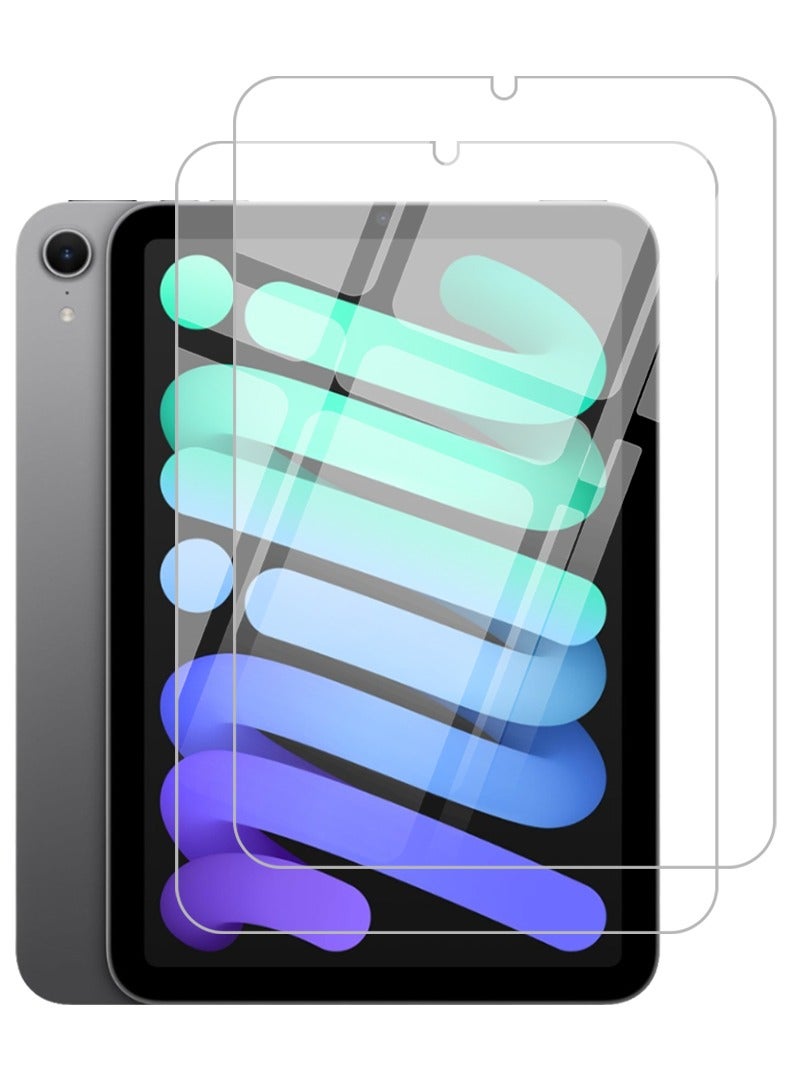 Theodor 2 Pack Screen Protector for iPad Mini 7th/ 6th Generation 8.3 Inch 2024/ 2021, 9H Hardness Tempered Glass, Bubble Free Easy Installation, Full Coverage And Anti Scratch Case Friendly  - Image 1