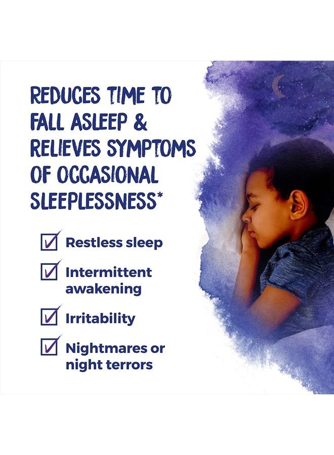 Boiron SleepCalm Kids Liquid Doses Sleep Aid for Deep, Relaxing, Restful Nighttime Sleep - Melatonin-Free and Non Habit-Forming - 15 Count (Pack of 1) - Image 2