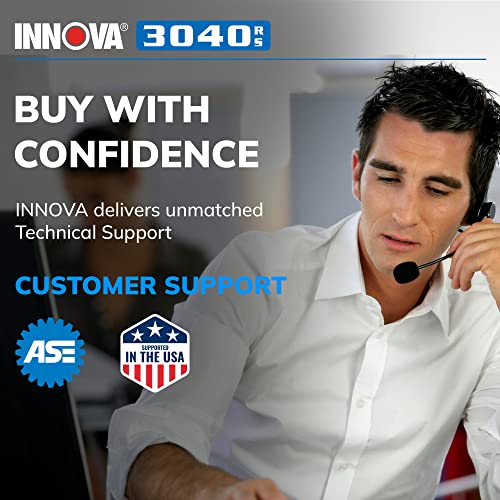 iNNOVA إنوفا 3040RS، جهاز فحص OBD2، جهاز بث بيانات حية، مختبر بطارية/بديل، إعادة ضبط ضوء فحص المحرك/ضوء الفرامل/ضوء الزيت، إصلاحات وتكاليف إصلاح مجانية موصى بها من ميكانيكي، تحديثات مجانية - Image 5