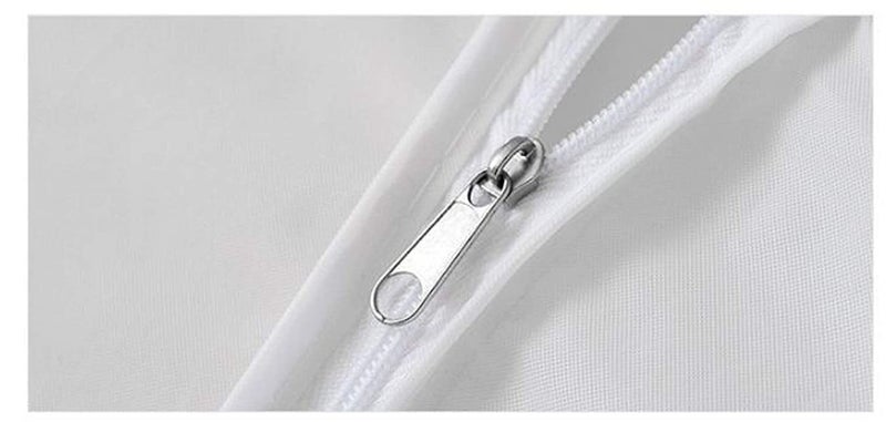 MARK AMPLE Foldable Storage Bags Folding Organizer Bag for Clothes Quilt Blanket Pillow Luggage Breathable Closet Organizer Color Transparent with Random Print 10 - Image 5