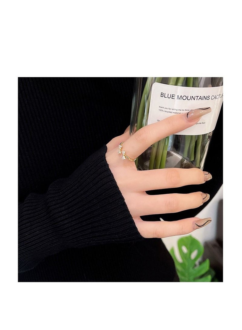 European and American Ins style open ring - Image 4
