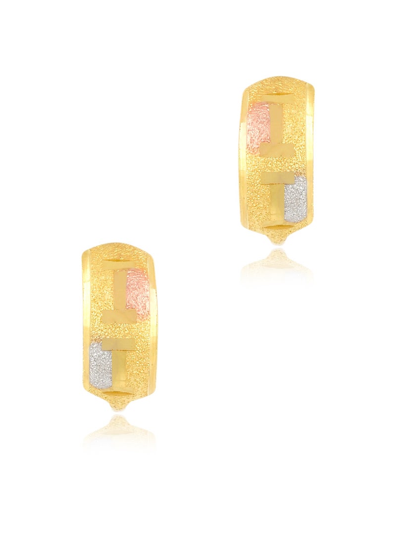BAFLEH JEWELLERY - Gorgeous 21k Gold Earrings for Special Moments - Image 1