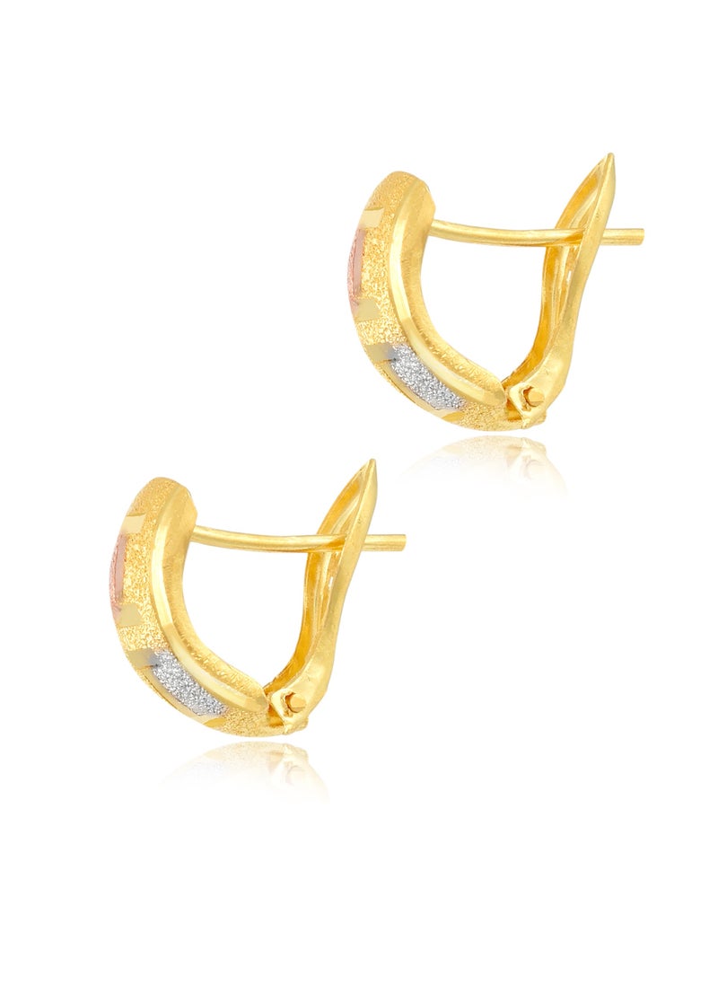 BAFLEH JEWELLERY - Gorgeous 21k Gold Earrings for Special Moments - Image 1