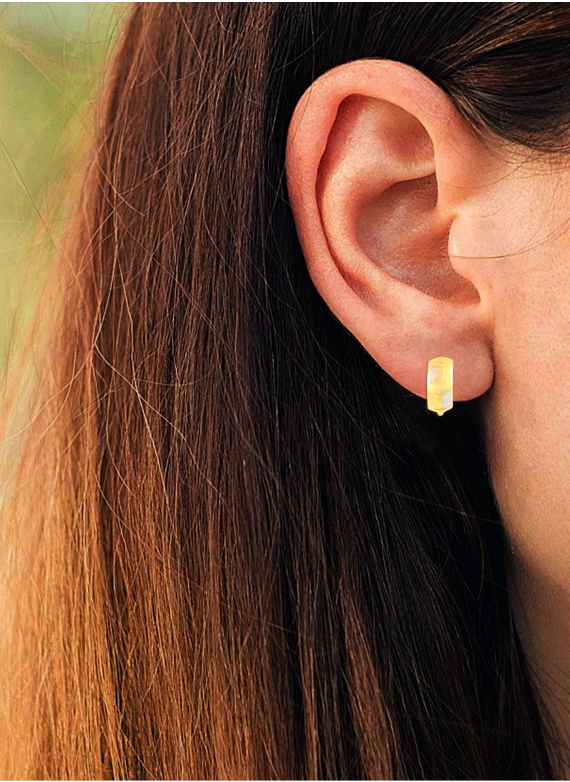 BAFLEH JEWELLERY - Gorgeous 21k Gold Earrings for Special Moments - Image 1