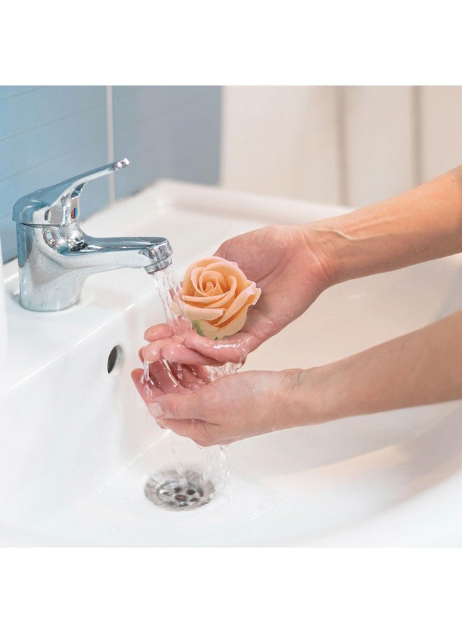 Ideal Swan Rose Bath Soap - Rose Flower Floral Scented Rose Soap Petals Body Soap In Flower Box, Bath Soap For Birthday Valentine’S Day Thanksgiving Day Christmas (White)  - Image 2
