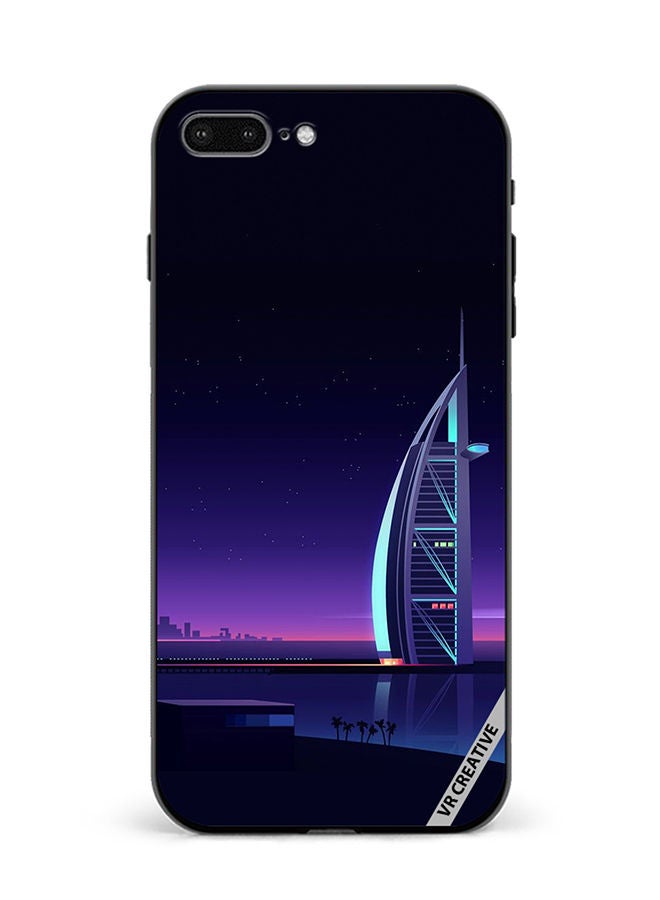 VR CREATIVE Protective Case Cover For Apple iPhone 7 Plus/8 Plus Burj Al Arab Design Multicolour - Image 1