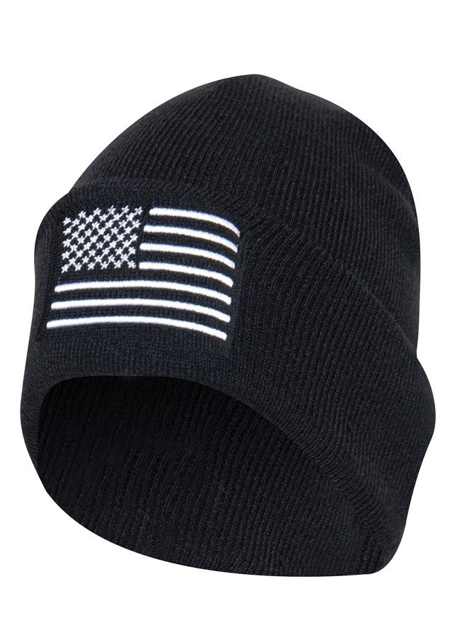 Rothco 57877: Us Flag Embroidered Fine Knit Watch Cap - Image 4