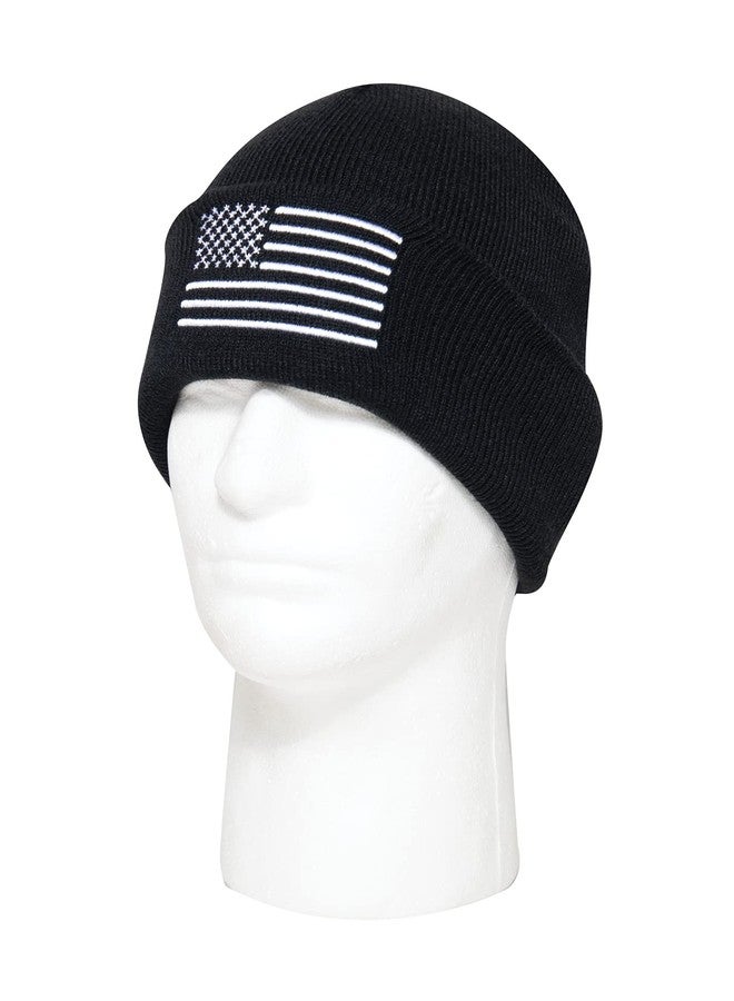 Rothco 57877: Us Flag Embroidered Fine Knit Watch Cap - Image 3