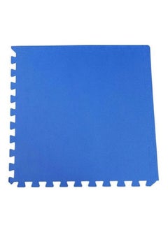 TA SPORT Interlocking Rubber Tiles 100 cm x 100 cm x 16mm blue  - Image 1