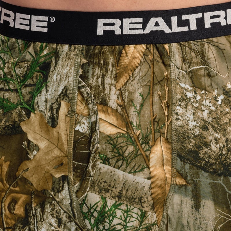 Realtree Men's Heavyweight Fleece Thermal Underwear Long Johns Bottom, Realtree Edge Camo, Large - Image 3
