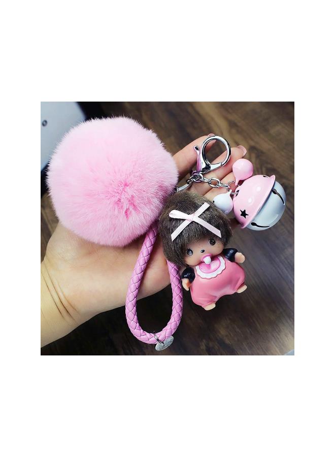 klarako 12pcs Faux Fur Pom Poms DIY Fluffy Ball for Knitting Hats Scarves Bags Charms - Image 3