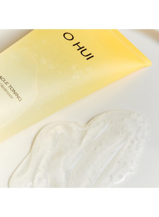 O HUI Miracle Toning Jelly Cleanser Gentle Cleanser Face Wash Hyaluronic Acid Vitamin C Aha Pha Glycerin Facial Cleanser Glowing Skin Dullness Korean Skin Care - Image 3