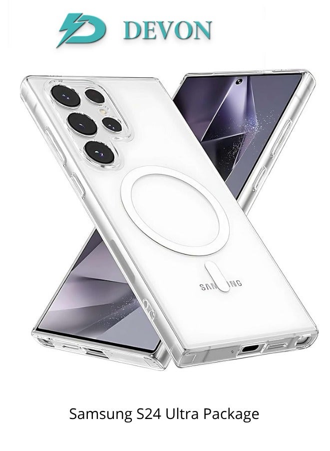 Devon Samsung S24 Ultra Privacy Protection Package [MagSafe] 10-in-1 Package: The strongest complete protection for your phone ever - Image 1