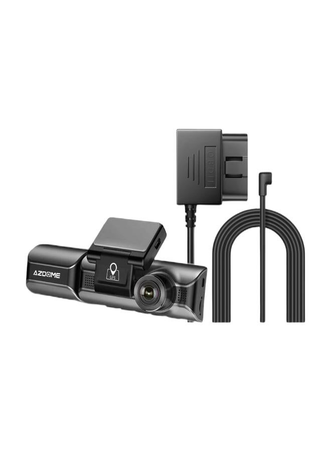 AZDOME M550 Max Dash Cam Ultra HD 4K+1K+2K 3.18”Screen Built-in GPS Wifi Car DVR 24H Parking Monitor Night Vision  Rear Cam & OBD01 Type-C OBD Hardwire Kit for Dash Cams, 12V–24V to 5V/2.5A, Low-Voltage Cut-Off, 3.5m Cable, Plug-&-Play Parking Mode Power Bundle - Image 1