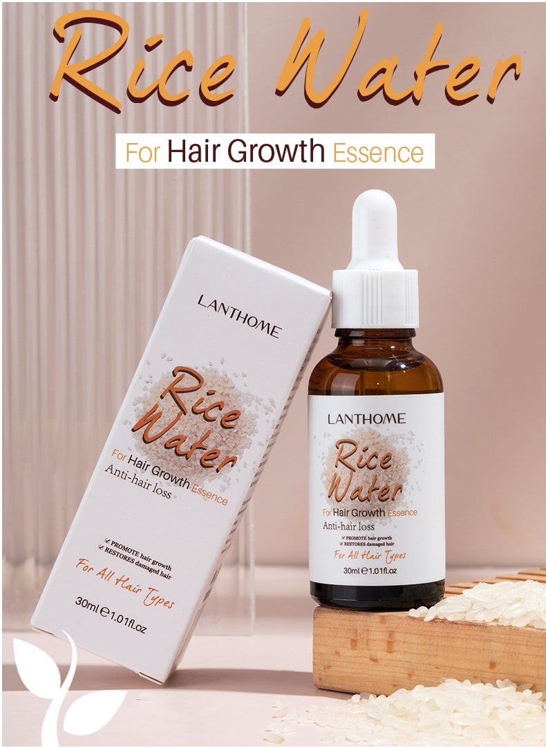 Lanthome - Hair growth with rice hair growth solution quality hair growth treatment products effective hair growth treatment for thinning and fragile hair - Image 1