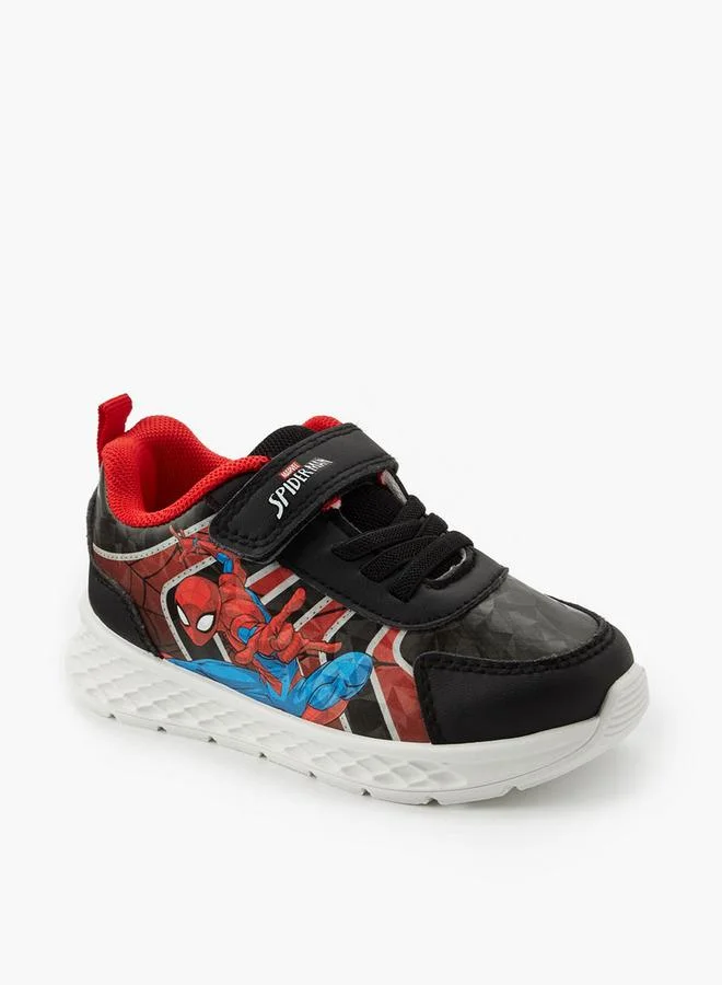 مارفل Boys Spider-Man Print Ankle School Sneakers