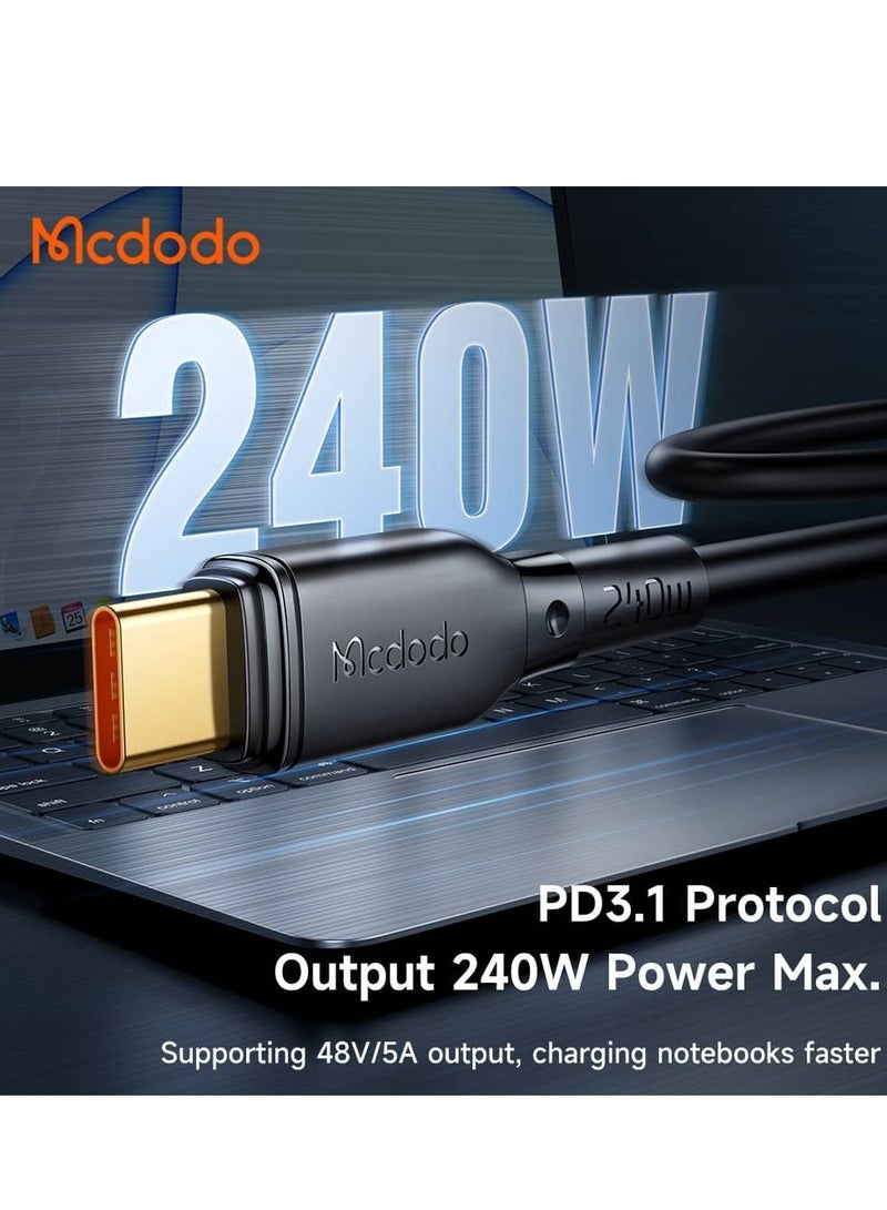 MCDODO CA-3310 240W 5A Fast Charge Type-C to Type-C Data Cable