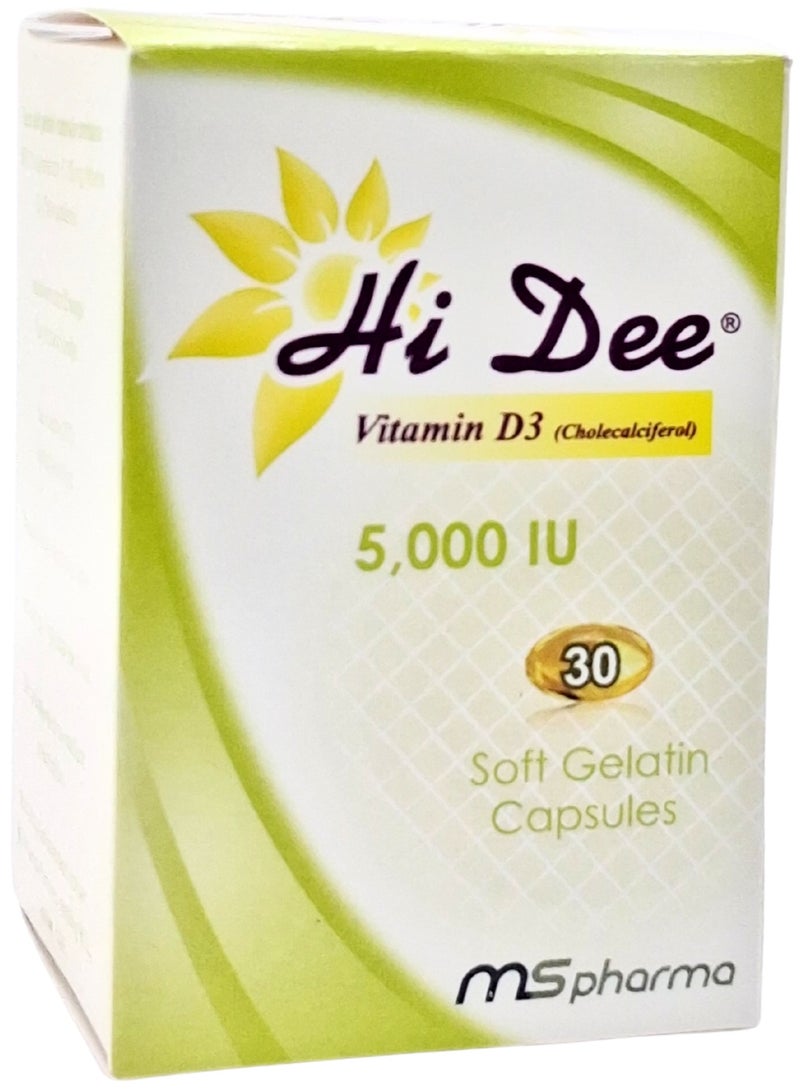 Hidee 5,000 Iu Softgel Capsules 30'S