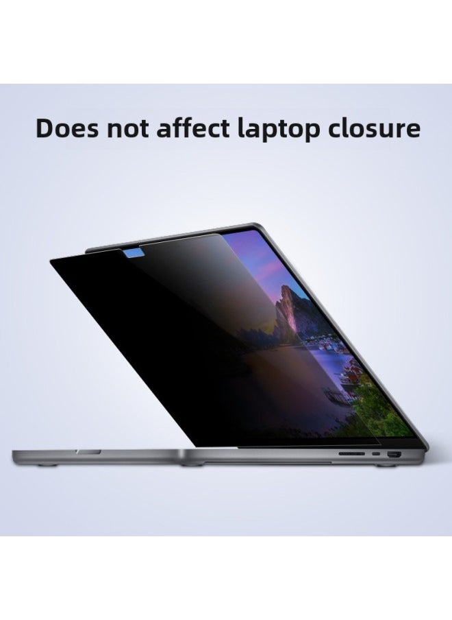 Generic - Application Of Apple Macbook Air13.6 Anti-peep Film M3/Air15.3 Inch 2024 Screen Film-Color:All-adhesive Electrostatic Adsorption Anti-peep Film (including Packaging)-Dimensions:2023 Macbook Pro16 Inch M2(A2780) - Image 1