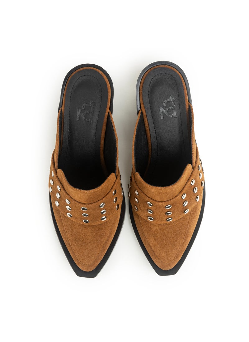 TGS Studded Band Heel Mules  - Image 3