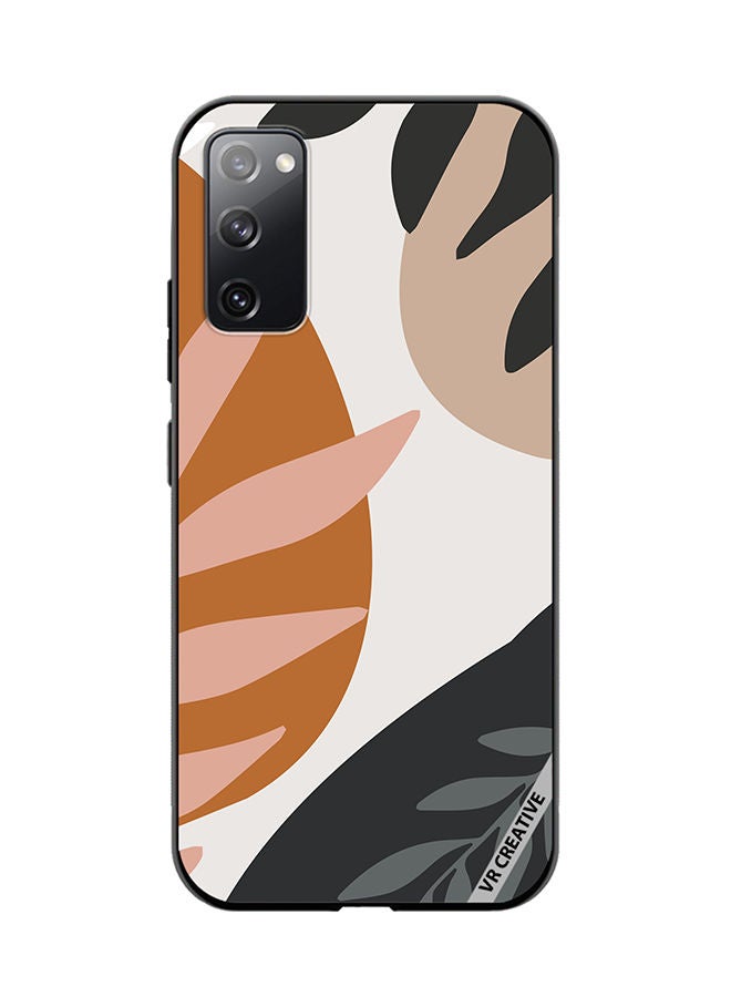 VR CREATIVE Protective Case Cover For Samsung Galaxy S20 FE 5G Leaf Tropical Design Multicolour - Image 1