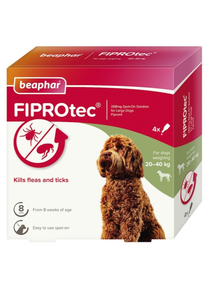 بيفار فيبروتيك للكلاب الكبيرة، 4 ماصات