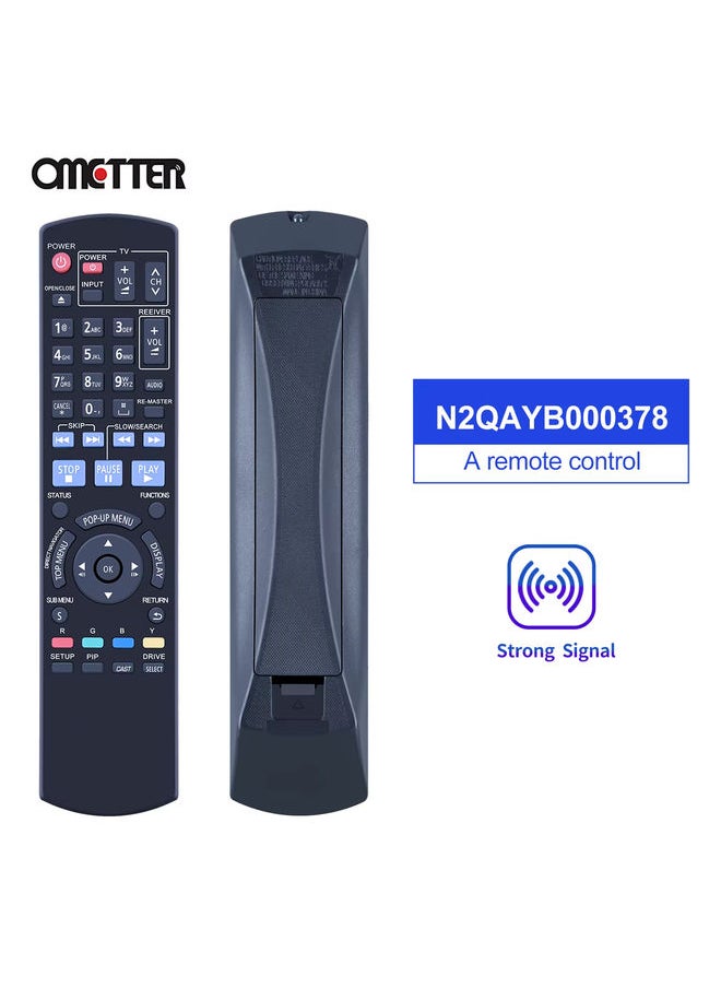 OMETTER - N2QAYB000378 For Panasonic Blu-Ray Disc Player Remote Control DMP-BD60 DMP-BD80 DMP-BD35 DMP-BD605 DMP-BD601 DMP-BD80K - Image 1