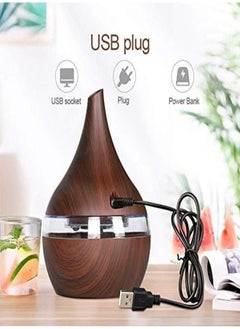 YOMNA Top Fill Cool Mist Humidifier & Essential Oil Diffuser – 300ml Ultra-Quiet Air Humidifier with 7-Color LED Night Light, Auto Shut-Off, Adjustable Mist – Perfect for Home, Bedroom, Office, Baby Room, Yoga & Relaxation  - Image 5