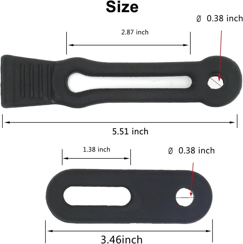 koxuyim Hood Straps Door Rubber Return Latch Kit Set - Image 2