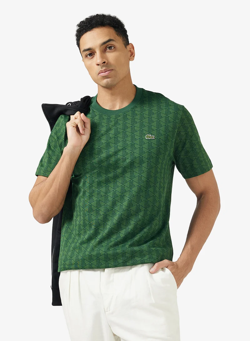 لاكوست onogram Crew Neck T-Shirt