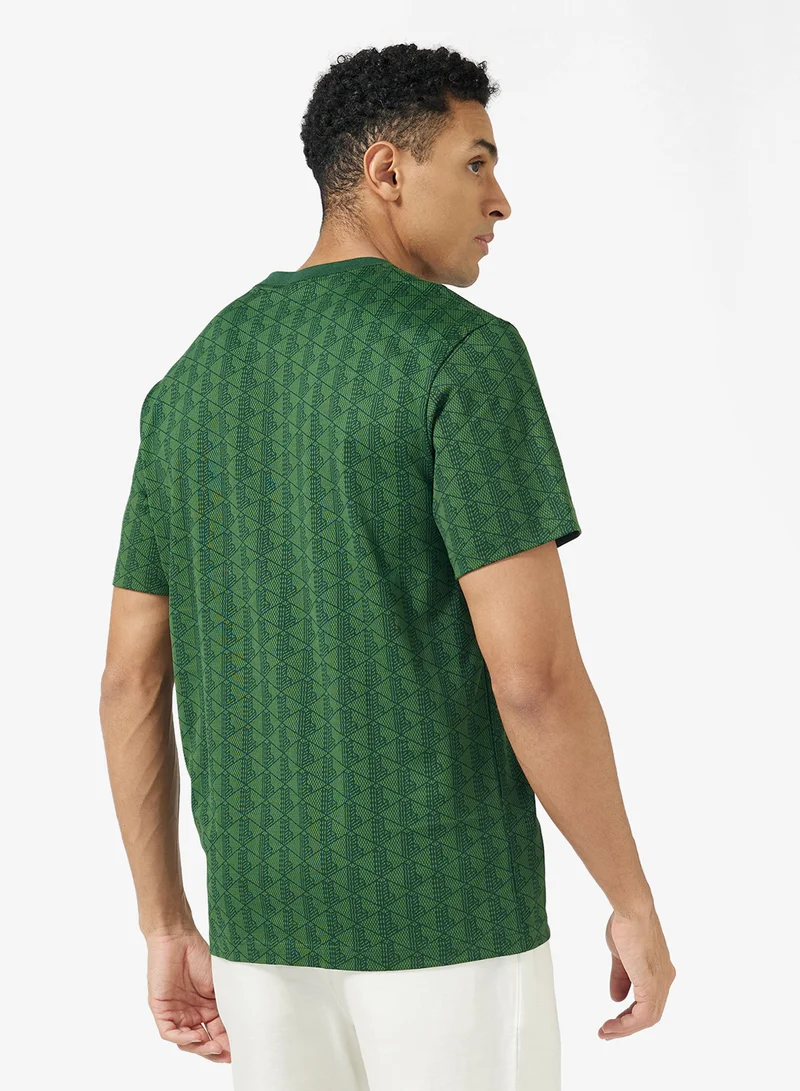 لاكوست onogram Crew Neck T-Shirt