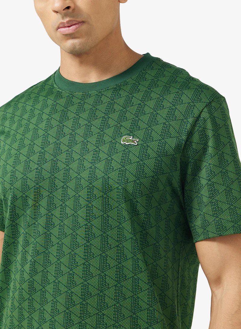 لاكوست onogram Crew Neck T-Shirt