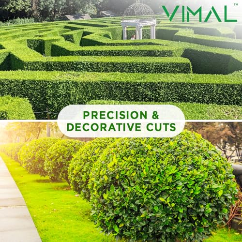 Vimal Extendable Hedge Shears Wavy Blade Telescopic Hedge Trimmers Shock Absorbing Bumpers Garden Clippers Professional Pruners Hand Loppers - Multicolor - Image 5
