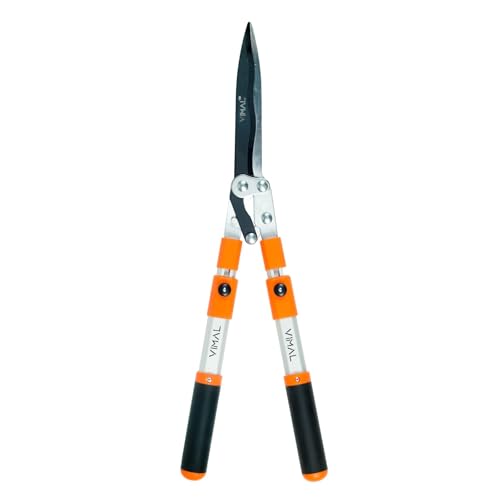 Vimal Extendable Hedge Shears Wavy Blade Telescopic Hedge Trimmers Shock Absorbing Bumpers Garden Clippers Professional Pruners Hand Loppers - Multicolor - Image 1