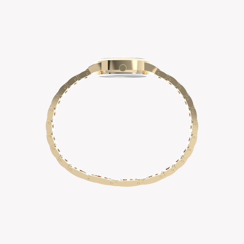 TIMEX Women’s Gold Tone Case & Bracelet with Gold Dial TW2Y38600 | Elegant Watch - Image 2