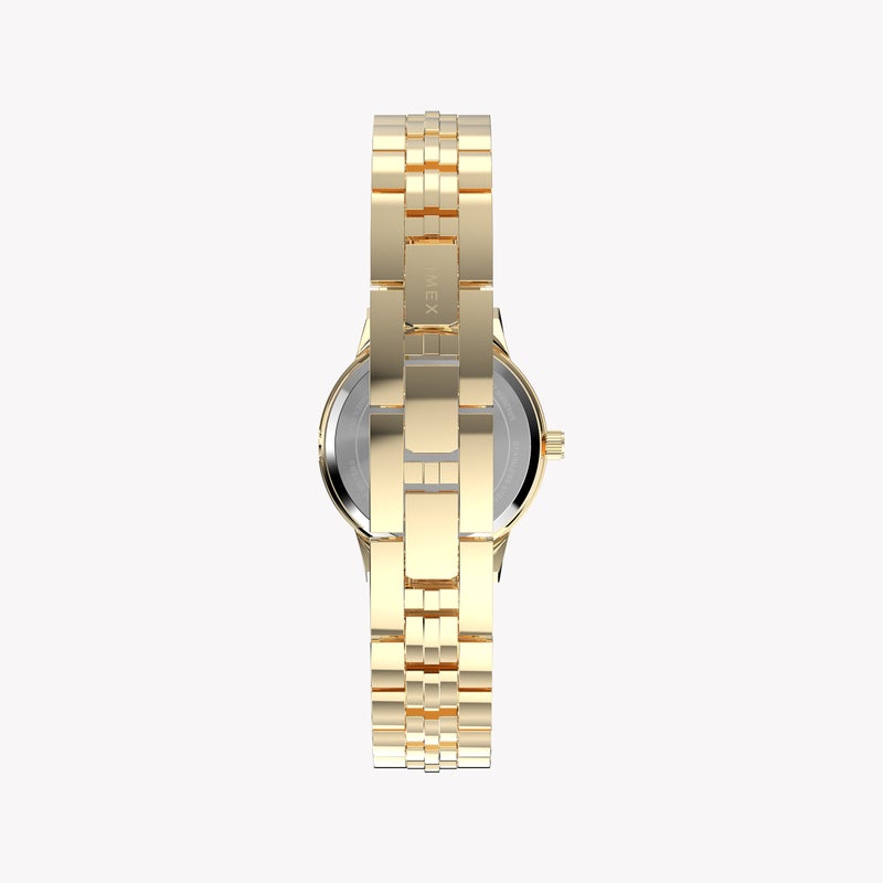 TIMEX Women’s Gold Tone Case & Bracelet with Gold Dial TW2Y38600 | Elegant Watch - Image 3
