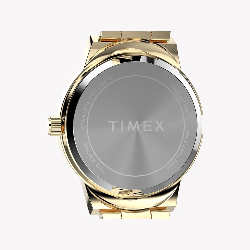 TIMEX Women’s Gold Tone Case & Bracelet with Gold Dial TW2Y38600 | Elegant Watch - Image 4
