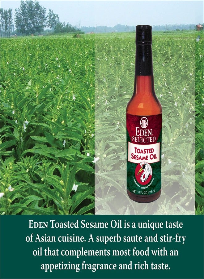 Eden Toasted Sesame Oil, Unrefined, Expeller Pressed, Product of Japan, Non-GMO, 10 fl oz - Image 3
