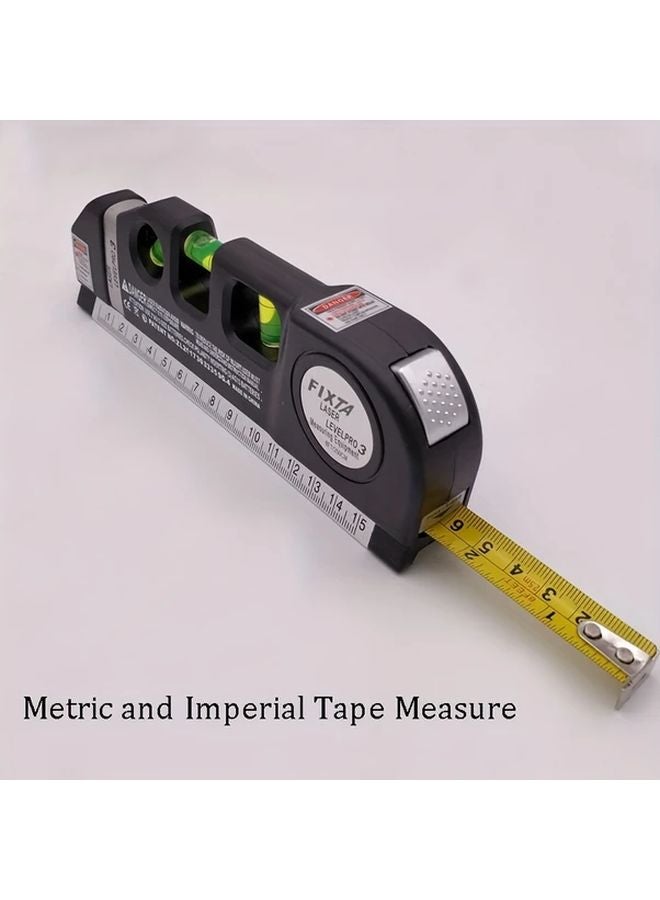Black Laser Level Line Tool Multipurpose Standard Cross Line Laser Level Kit - Image 2